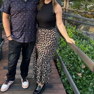 Vici maxi leopard dress medium